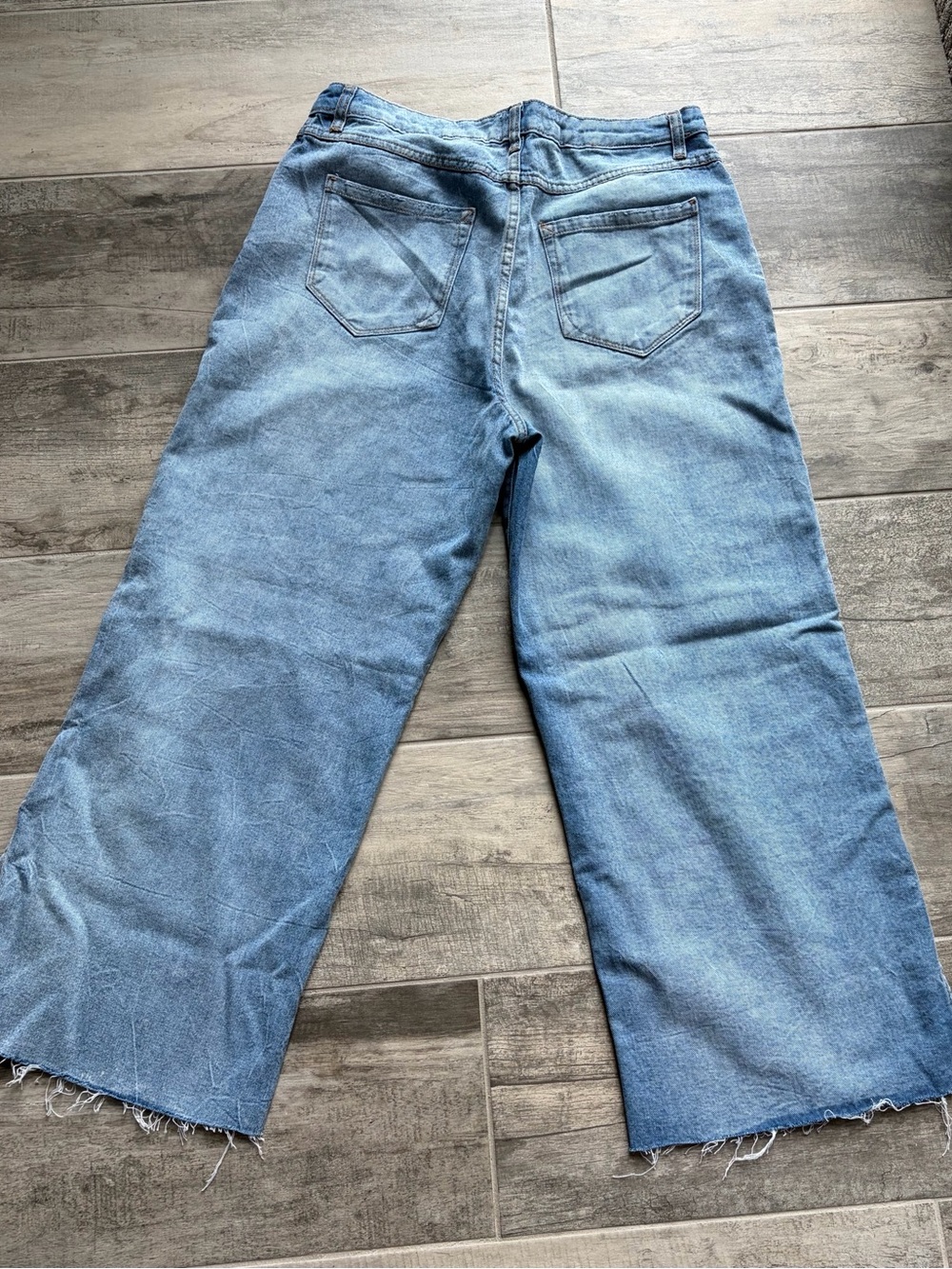Kensie Light Blue Wide Leg Jeans - Picture 4 of 4